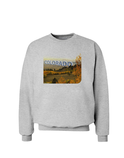 Colorado Postcard Gentle Sunrise Sweatshirt by-Sweatshirts-TooLoud-AshGray-Small-Davson Sales