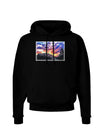 Colorado Rainbow Sunset Dark Hoodie Sweatshirt-Hoodie-TooLoud-Black-Small-Davson Sales