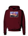 Colorado Rainbow Sunset Dark Hoodie Sweatshirt-Hoodie-TooLoud-Maroon-Small-Davson Sales