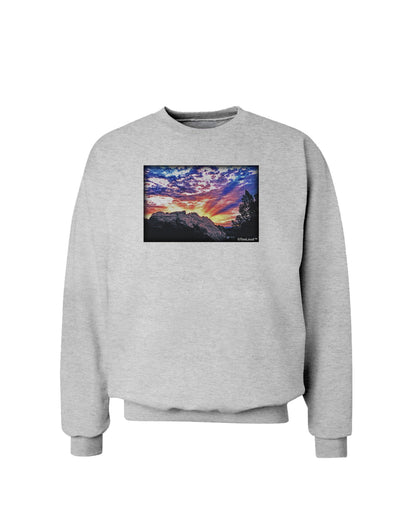 Colorado Rainbow Sunset Sweatshirt-Sweatshirts-TooLoud-AshGray-Small-Davson Sales