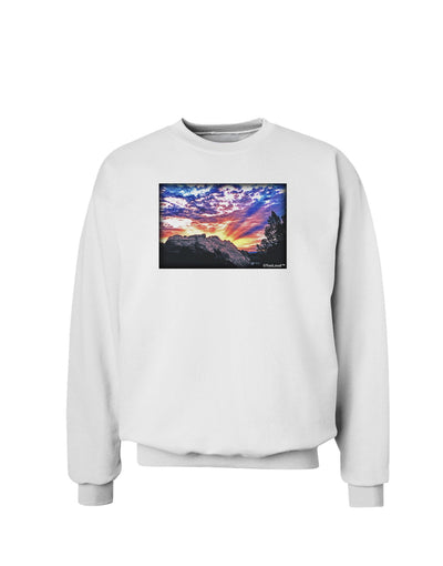 Colorado Rainbow Sunset Sweatshirt-Sweatshirts-TooLoud-White-Small-Davson Sales