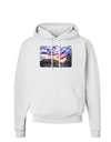 Colorado Rainbow Sunset Text Hoodie Sweatshirt-Hoodie-TooLoud-White-Small-Davson Sales