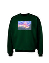 Colorado Rainbow Sunset Watercolor Adult Dark Sweatshirt-Sweatshirts-TooLoud-Deep-Forest-Green-Small-Davson Sales