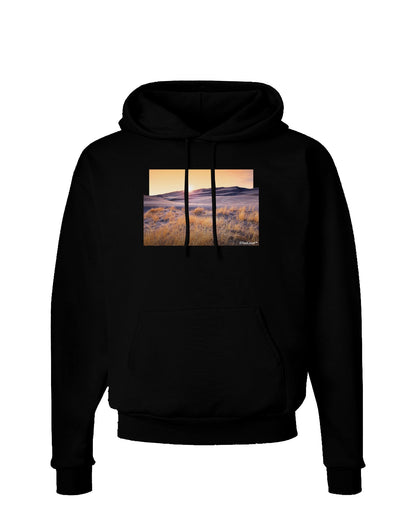 Colorado Sand Dunes Cutout Dark Hoodie Sweatshirt-Hoodie-TooLoud-Black-Small-Davson Sales