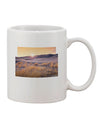 Colorado Sand Dunes Cutout Printed 11 oz Coffee Mug - Crafted for Discerning Drinkware Enthusiasts-11 OZ Coffee Mug-TooLoud-White-Davson Sales