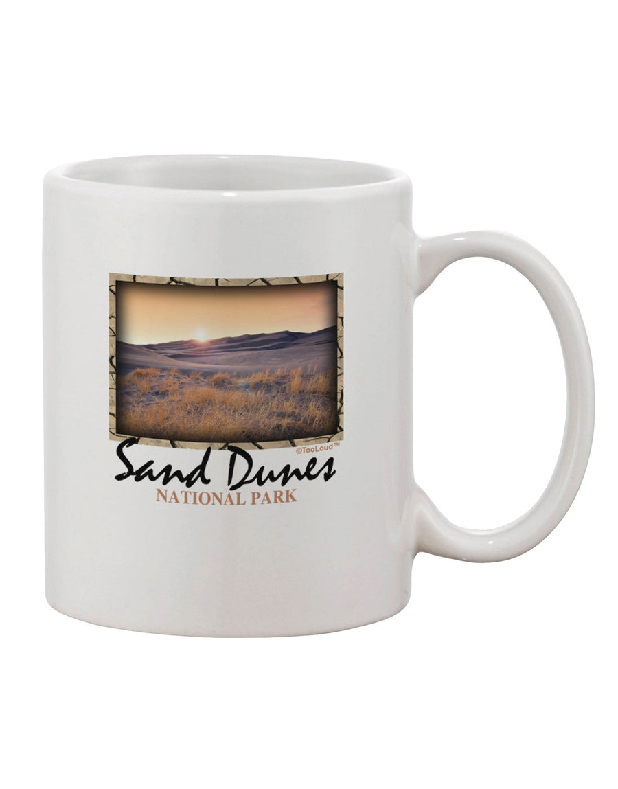 Colorado Sand Dunes Text Embellished 11 oz Coffee Mug - TooLoud-11 OZ Coffee Mug-TooLoud-White-Davson Sales