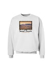 Colorado Sand Dunes Text Sweatshirt-Sweatshirts-TooLoud-White-Small-Davson Sales