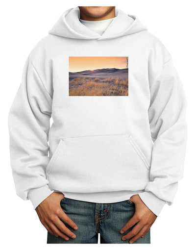 Colorado Sand Dunes Youth Hoodie Pullover Sweatshirt-Youth Hoodie-TooLoud-White-XS-Davson Sales