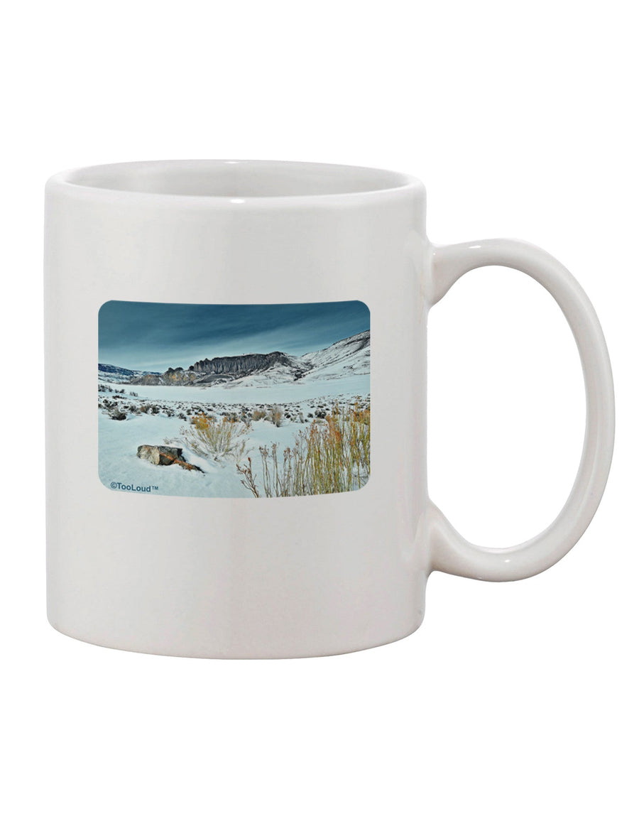 Colorado Snow Scene Printed 11 oz Coffee Mug - Expertly Crafted Drinkware-11 OZ Coffee Mug-TooLoud-White-Davson Sales