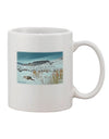 Colorado Snow Scene Text Printed 11 oz Coffee Mug - Expertly Crafted Drinkware-11 OZ Coffee Mug-TooLoud-White-Davson Sales