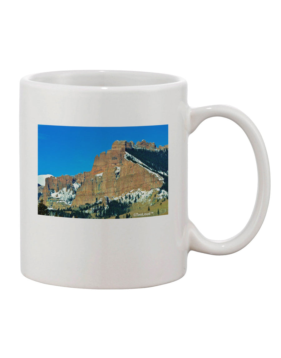 Colorado Snowy Mountains 11 oz Coffee Mug - Expertly Crafted Drinkware-11 OZ Coffee Mug-TooLoud-White-Davson Sales