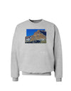 Colorado Snowy Mountains Cutout Sweatshirt-Sweatshirts-TooLoud-AshGray-Small-Davson Sales