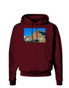 Colorado Snowy Mountains Dark Hoodie Sweatshirt-Hoodie-TooLoud-Maroon-Small-Davson Sales