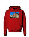 Colorado Snowy Mountains Dark Hoodie Sweatshirt-Hoodie-TooLoud-Red-Small-Davson Sales