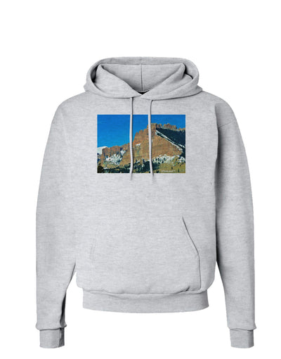 Colorado Snowy Mountains Hoodie Sweatshirt-Hoodie-TooLoud-AshGray-Small-Davson Sales