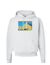 Colorado Snowy Mtns WaterColor Hoodie Sweatshirt-Hoodie-TooLoud-White-Small-Davson Sales