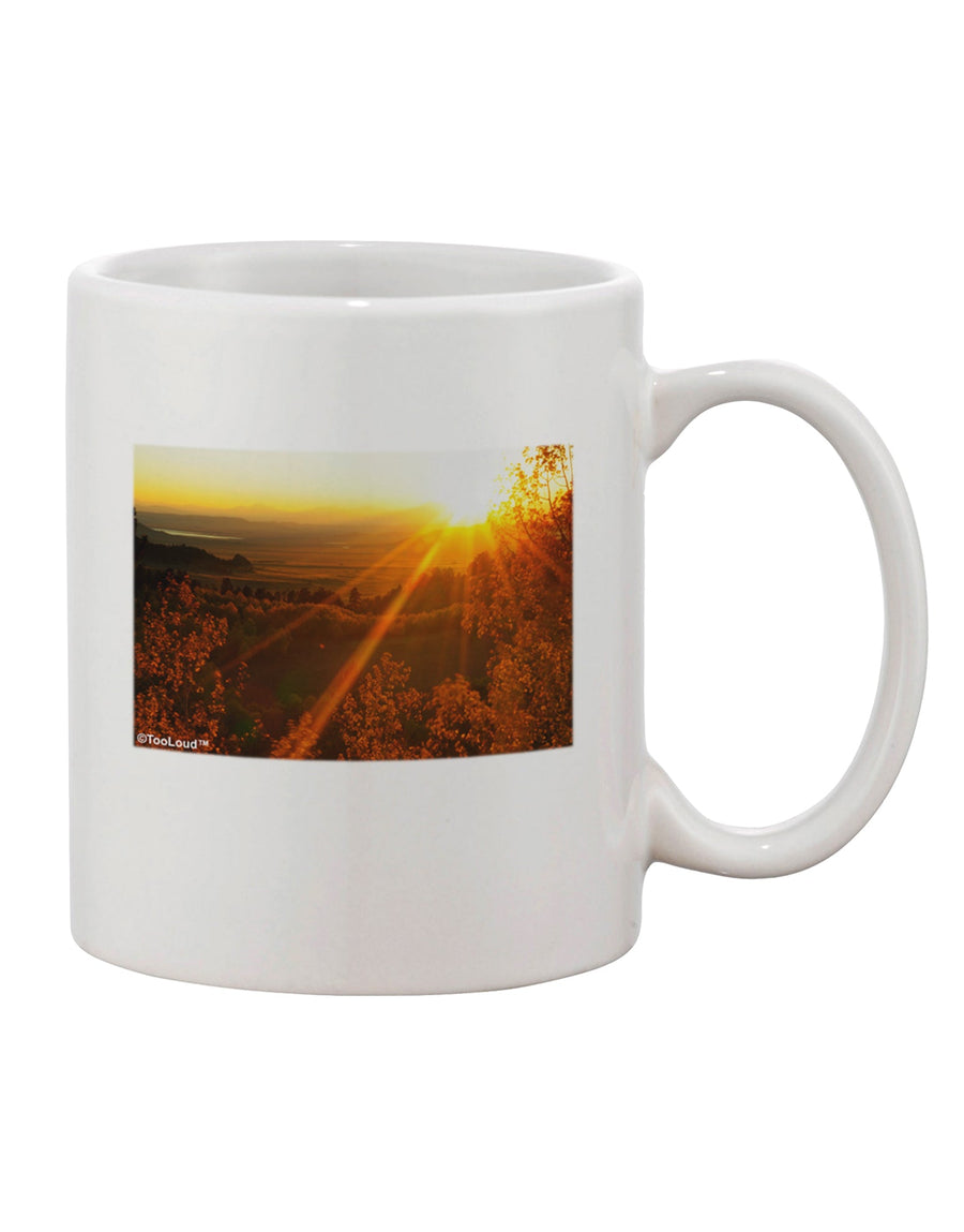 Colorado Sunset 11 oz Coffee Mug - Expertly Crafted Drinkware by TooLoud-11 OZ Coffee Mug-TooLoud-White-Davson Sales