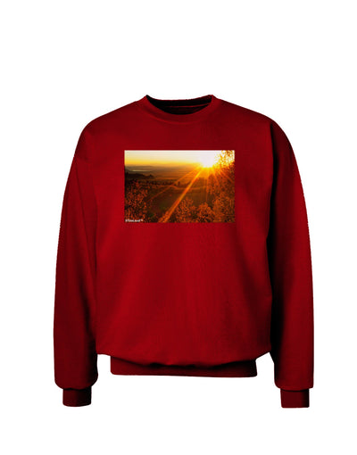 Colorado Sunset Adult Dark Sweatshirt-Sweatshirts-TooLoud-Deep-Red-Small-Davson Sales