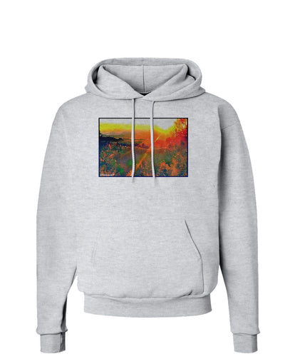 Colorado Sunset Watercolor Hoodie Sweatshirt-Hoodie-TooLoud-AshGray-Small-Davson Sales