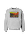 Colorado Sunset Watercolor Sweatshirt-Sweatshirts-TooLoud-AshGray-Small-Davson Sales