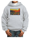 Colorado Sunset Watercolor Youth Hoodie Pullover Sweatshirt-Youth Hoodie-TooLoud-Ash-XS-Davson Sales