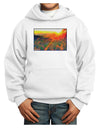 Colorado Sunset Watercolor Youth Hoodie Pullover Sweatshirt-Youth Hoodie-TooLoud-White-XS-Davson Sales