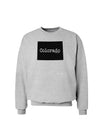 Colorado - United States Shape Sweatshirt by TooLoud-Sweatshirts-TooLoud-AshGray-Small-Davson Sales