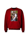 Colorado Waterfall Scene Adult Dark Sweatshirt-Sweatshirts-TooLoud-Deep-Red-Small-Davson Sales