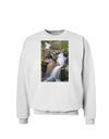 Colorado Waterfall Scene Sweatshirt-Sweatshirts-TooLoud-White-Small-Davson Sales