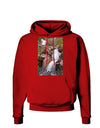 Colorado Waterfall Scene Text Dark Hoodie Sweatshirt-Hoodie-TooLoud-Red-Small-Davson Sales