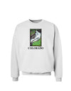 Colorado White River Text Sweatshirt-Sweatshirts-TooLoud-White-Small-Davson Sales