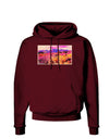 Colorful Colorado Mountains Dark Hoodie Sweatshirt-Hoodie-TooLoud-Maroon-Small-Davson Sales