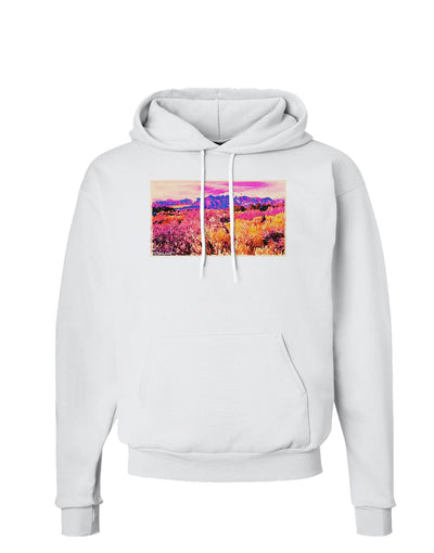 Colorful Colorado Mountains Hoodie Sweatshirt-Hoodie-TooLoud-White-Small-Davson Sales