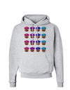 Colorful Cupcake Pattern Hoodie Sweatshirt by TooLoud-Hoodie-TooLoud-AshGray-Small-Davson Sales