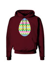 Colorful Easter Egg Dark Hoodie Sweatshirt-Hoodie-TooLoud-Maroon-Small-Davson Sales