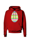 Colorful Easter Egg Dark Hoodie Sweatshirt-Hoodie-TooLoud-Red-Small-Davson Sales