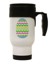 Colorful Easter Egg Stainless Steel 14oz Travel Mug-Travel Mugs-TooLoud-White-Davson Sales