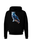 Colorful Great Horned Owl Dark Hoodie Sweatshirt-Hoodie-TooLoud-Black-Small-Davson Sales