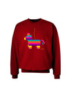 Colorful Hanging Pinata Design Adult Dark Sweatshirt by TooLoud-Sweatshirts-TooLoud-Deep-Red-Small-Davson Sales