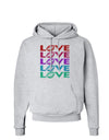 Colorful Love Kisses Hoodie Sweatshirt-Hoodie-TooLoud-AshGray-Small-Davson Sales