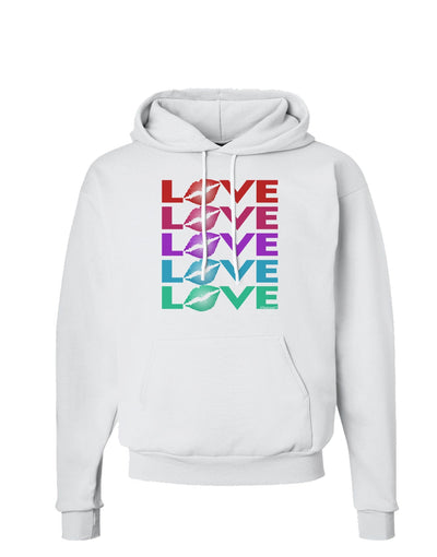 Colorful Love Kisses Hoodie Sweatshirt-Hoodie-TooLoud-White-Small-Davson Sales