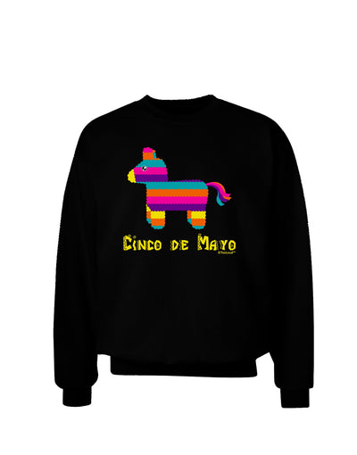 Colorful Pinata Design - Cinco de Mayo Adult Dark Sweatshirt by TooLoud-Sweatshirts-TooLoud-Black-Small-Davson Sales