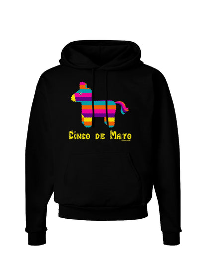 Colorful Pinata Design - Cinco de Mayo Dark Hoodie Sweatshirt by TooLoud-Hoodie-TooLoud-Black-Small-Davson Sales