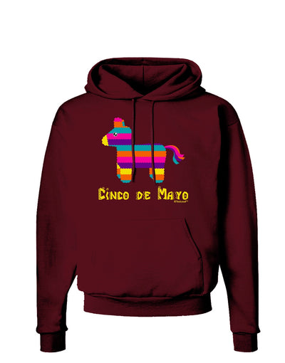 Colorful Pinata Design - Cinco de Mayo Dark Hoodie Sweatshirt by TooLoud-Hoodie-TooLoud-Maroon-Small-Davson Sales