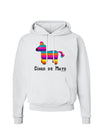 Colorful Pinata Design - Cinco de Mayo Hoodie Sweatshirt by TooLoud-Hoodie-TooLoud-White-Small-Davson Sales