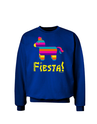 Colorful Pinata Design - Fiesta Adult Dark Sweatshirt by TooLoud-Sweatshirts-TooLoud-Deep-Royal-Blue-Small-Davson Sales