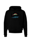 Colorful Swordfish Watercolor Dark Hoodie Sweatshirt-Hoodie-TooLoud-Black-Small-Davson Sales