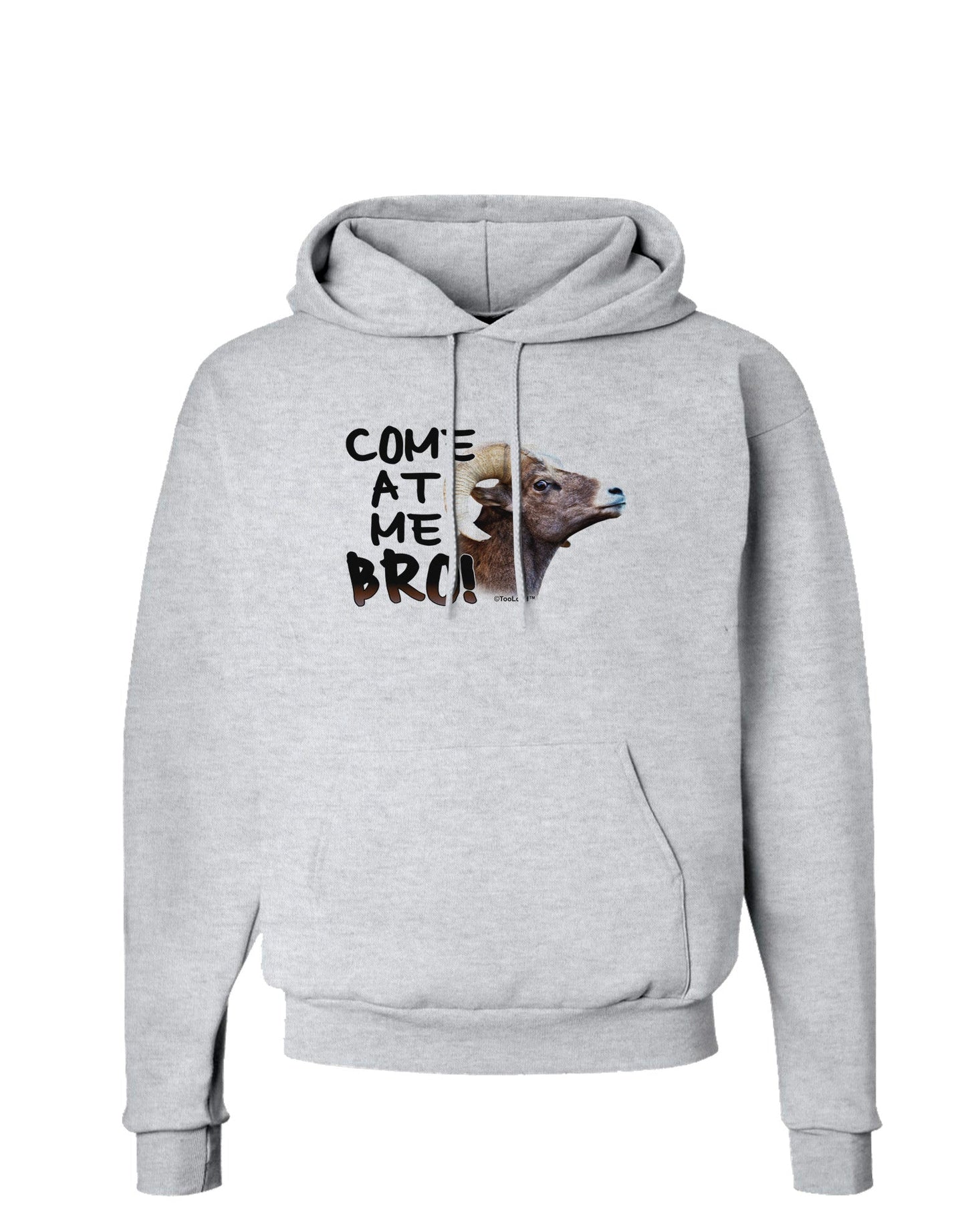 Come At Me Bro Big Horn Hoodie Sweatshirt-Hoodie-TooLoud-AshGray-Small-Davson Sales
