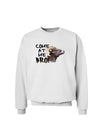 Come At Me Bro Big Horn Sweatshirt-Sweatshirts-TooLoud-White-Small-Davson Sales