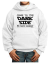 Come To The Dark Side - Cookies Youth Hoodie Pullover Sweatshirt by-Youth Hoodie-TooLoud-White-XS-Davson Sales